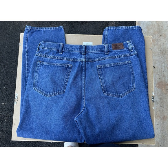 Men's LL Bean Denim Jeans 100% Cotton 40x32‎ Medium Wash - Picture 7 of 8